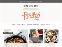 Tablet Screenshot of fitfoodiefinds.com